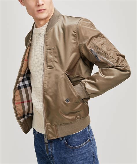 bomber burberry hombre|Men's Burberry Bomber Jackets .